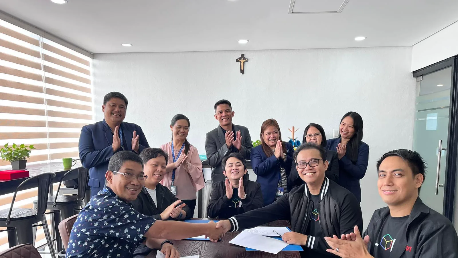 University students attending a blockchain elective delivered through a BLOKC academic partnership
